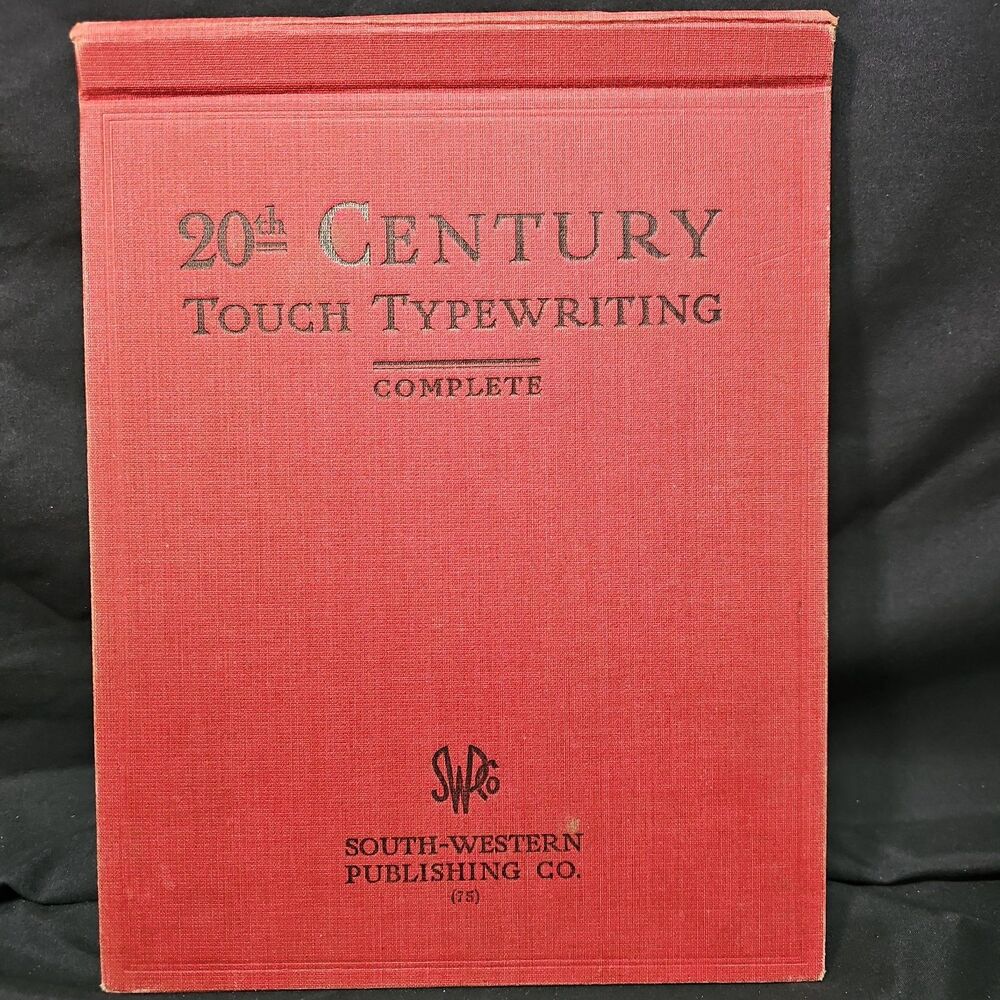 20th Century Touch Typewriting Office Secretary Underwood Vintage